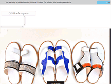 Tablet Screenshot of handmadefootwear.com